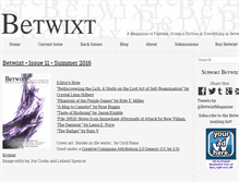 Tablet Screenshot of betwixtmagazine.com